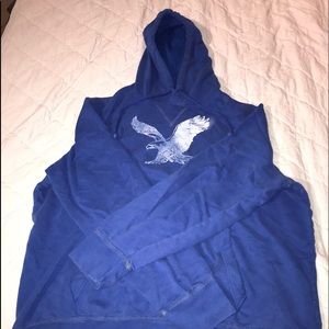 Blue American Eagle Hoodie